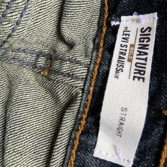 Levi Strauss Signature Gold Straight Jeans 30x32 Exc - Picture 3 of 6